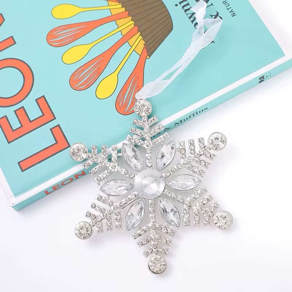 Sparkling Crystal Snowflake Ornament